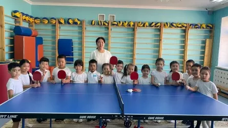 Секции настольного тенниса открылись в детских садах Астаны