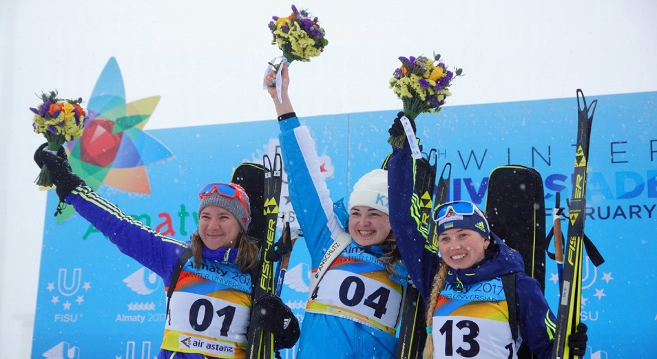 Азиада: в биатлоне Казахстан берет медали оптом