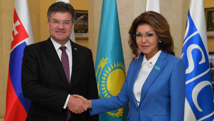 Дарига Назарбаева поздравила Словакию с началом председательства в ОБСЕ