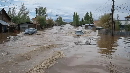 Паводки в Казахстане: уровень воды в реке Урал продолжает подниматься