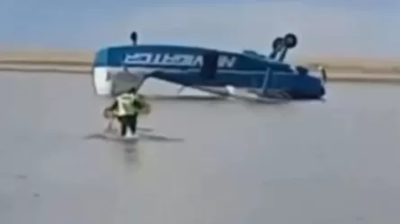 Арқалық пен Ақсұңқар арасында қатынаған АН-2 ұшағы апатқа ұшырап, қызыл суға қонды