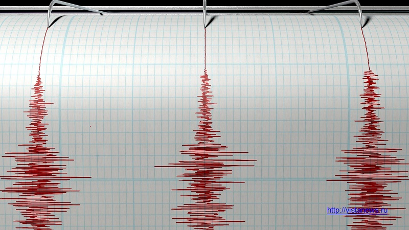 В 335 км к югу от Алматы произошло землетрясение