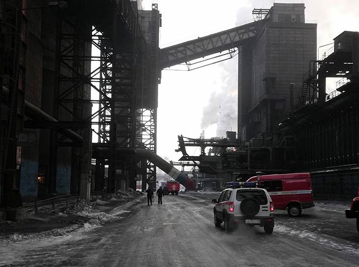 На Магнитогорском металлургическом комбинате произошел пожар