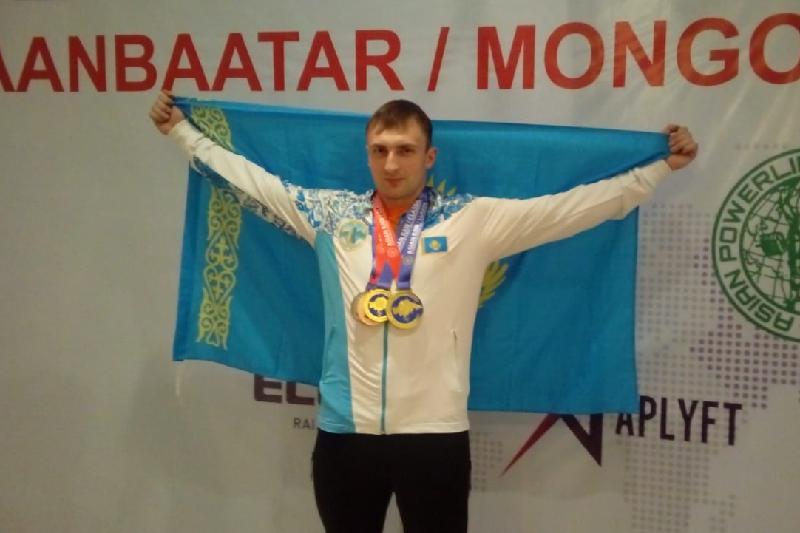 Акмолинец завоевал «золото» на чемпионате Азии по пауэрлифтингу в Монголии