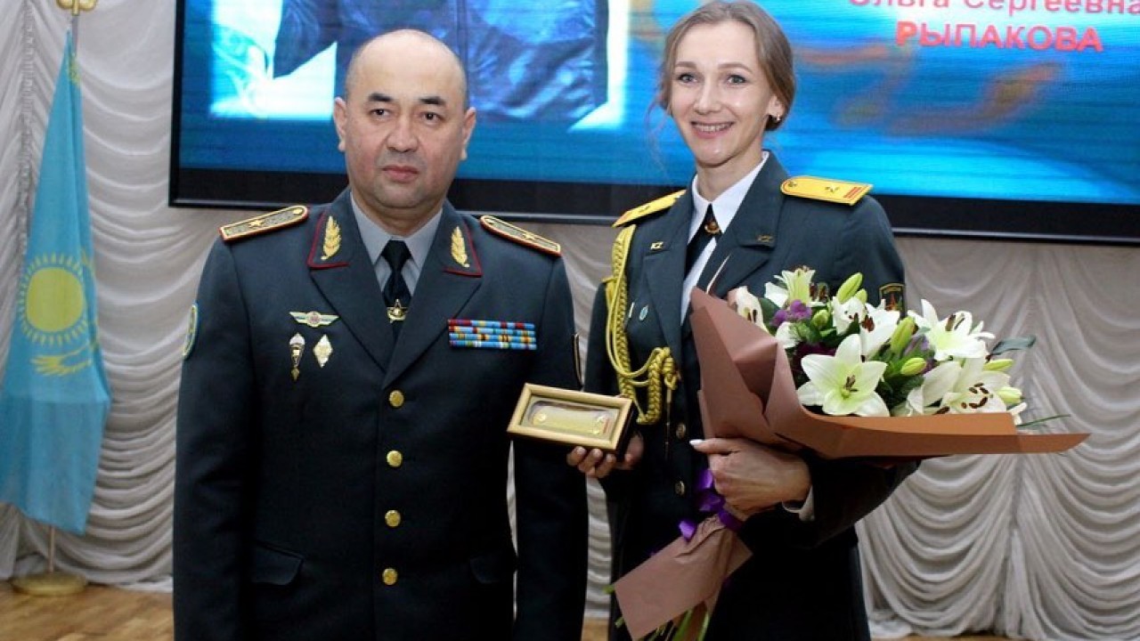 Ольга Рыпакова стала подполковником ВС РК