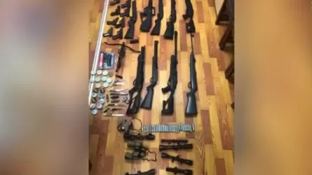 В Алматы изъяли большую партию оружия, украденного из магазинов
