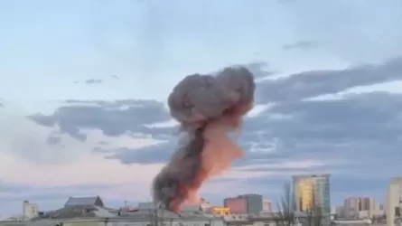 Ракетный удар по Киеву. Снаряд упал рядом с гостиницей, где остановился глава ООН 