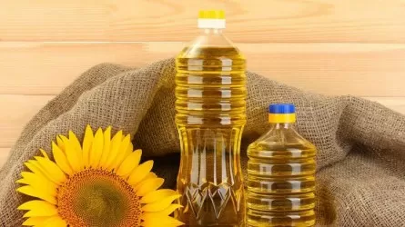 За год средняя экспортная цена на казахстанское подсолнечное масло выросла на 25%