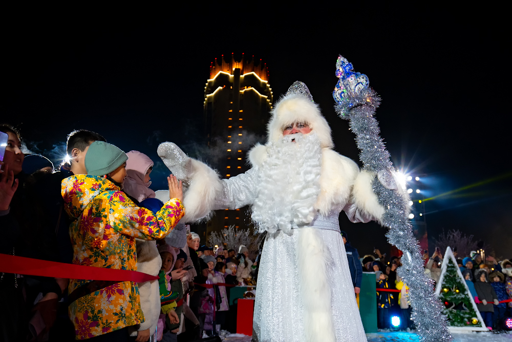 В Алматы начался праздничный новогодний фестиваль