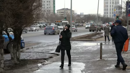 В нескольких городах Казахстана зафиксировали "неблагоприятные метеоусловия"