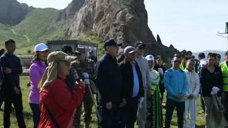 Аким Алматинской области Марат Султангазиев запустил акцию "Киелі мекен" 