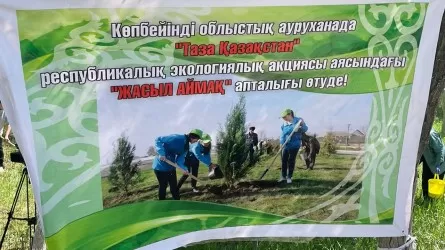Десятки медиков поддержали экологическую акцию «Жасыл аймақ» в Кызылорде  