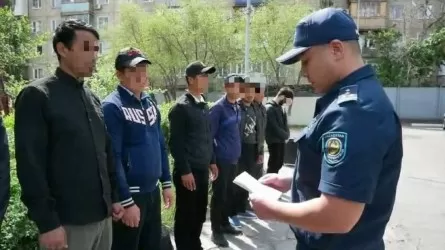 Полицейские в Улытауской области принудительно выселили 16 иностранцев 