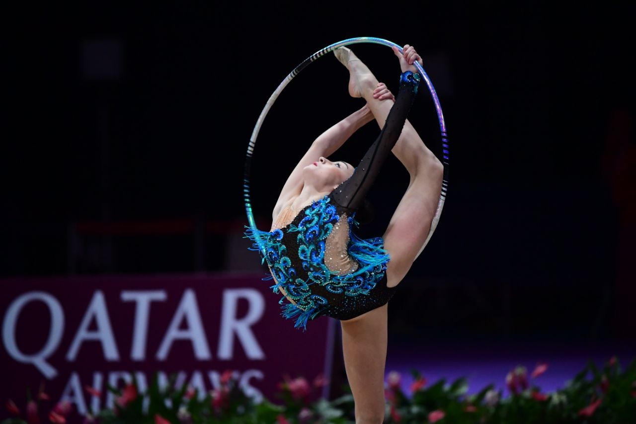 Казахстанские гимнастки завоевал право выступить на лицензионном ЧМ