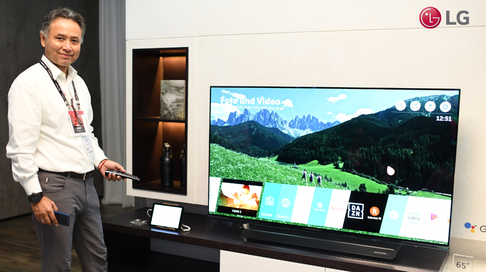 Первый в мире 8K OLED-телевизор представила LG Electronics на выставке IFA 2018