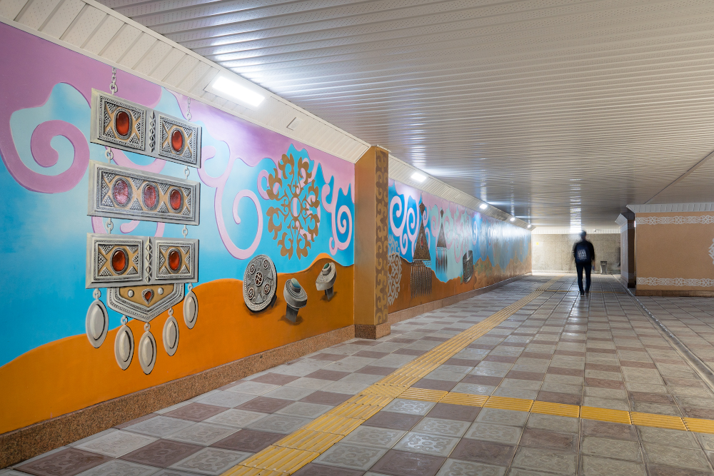 Пешеходная «подземка» Алматы: красиво, сухо, безопасно