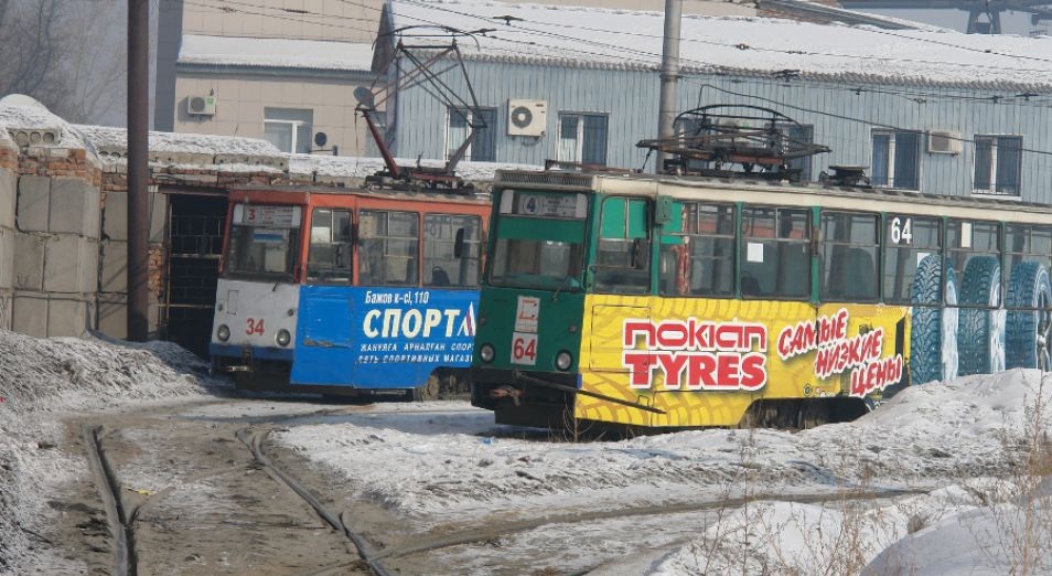 Трамваям Усть-Каменогорска "отключили" зеленый свет