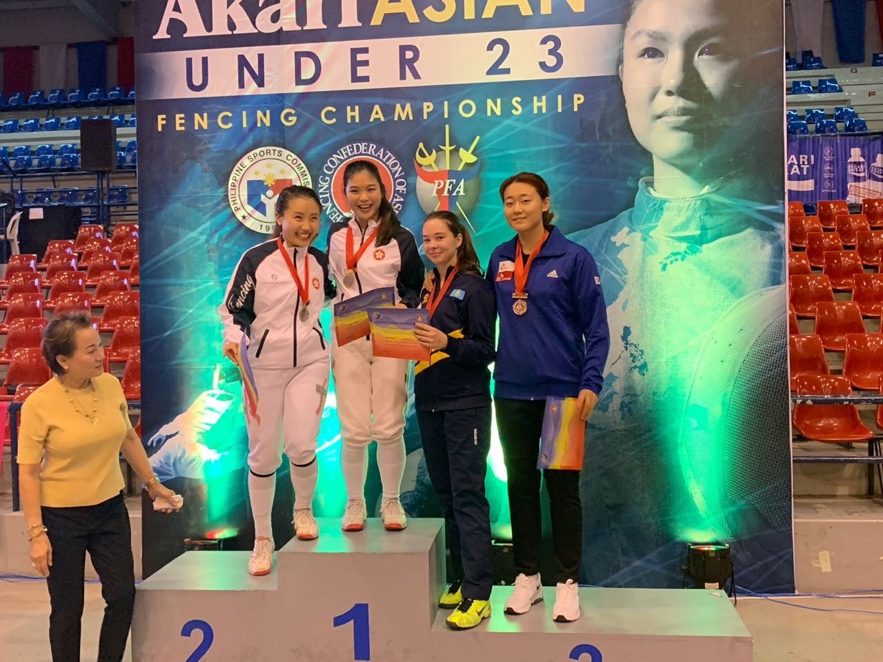 Казахстанская спортсменка завоевала бронзовую медаль чемпионата Азии по фехтованию 