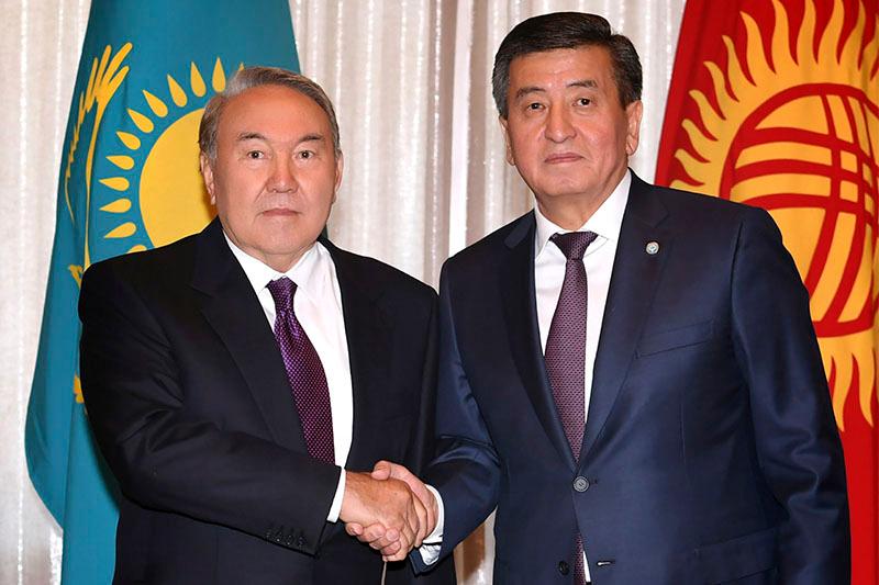 Назарбаев и Жээнбеков обсудили развитие кыргызско-казахстанского сотрудничества