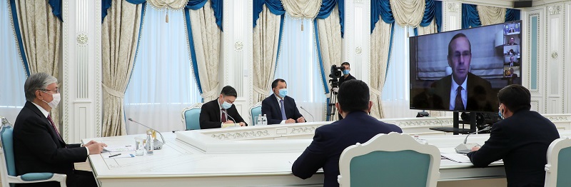 О чем говорил президент Казахстана с председателем совета директоров  компании «Шеврон»  
