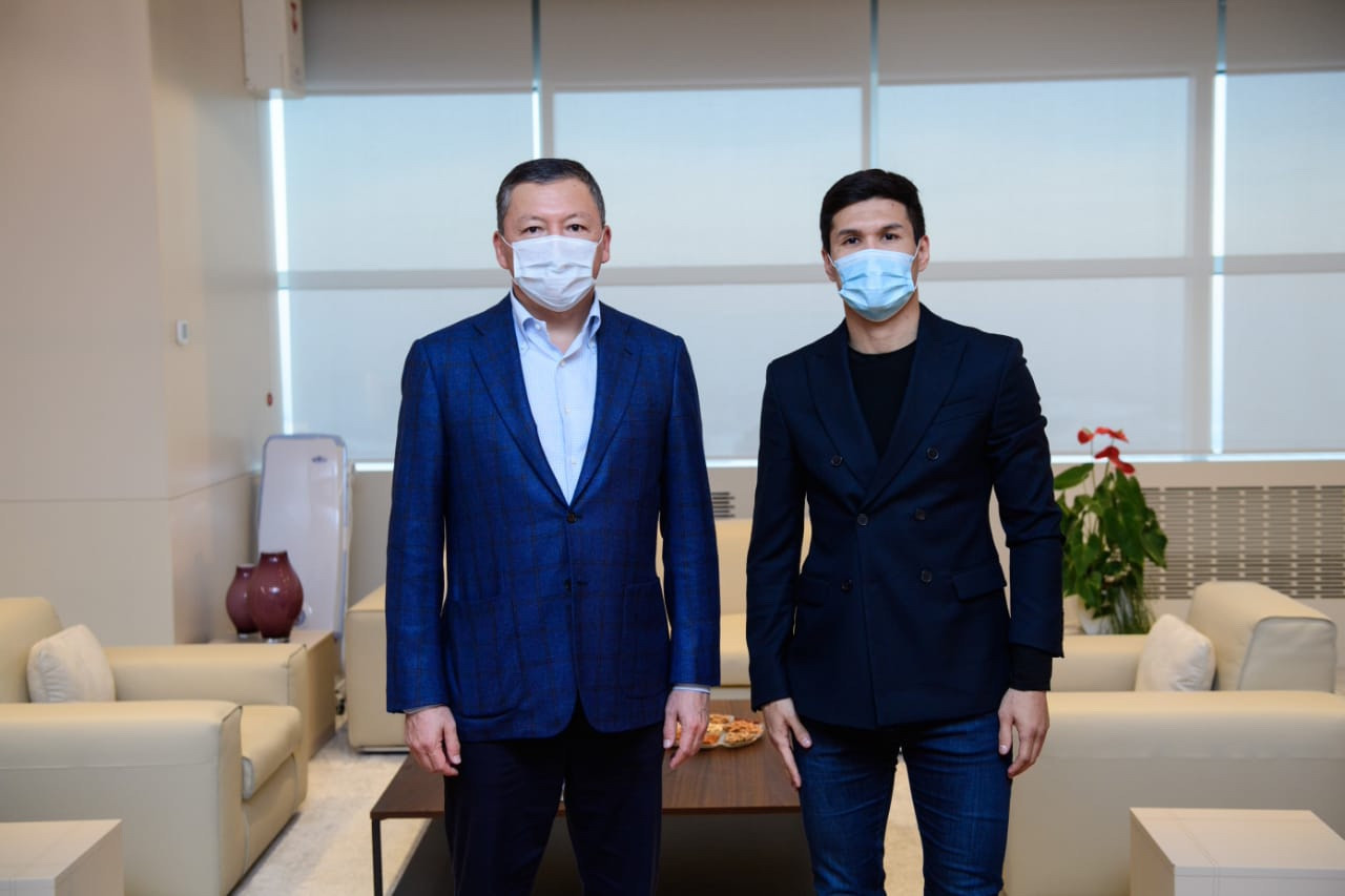 Президент Национального олимпийского комитета встретился с Данияром Елеусиновым  
