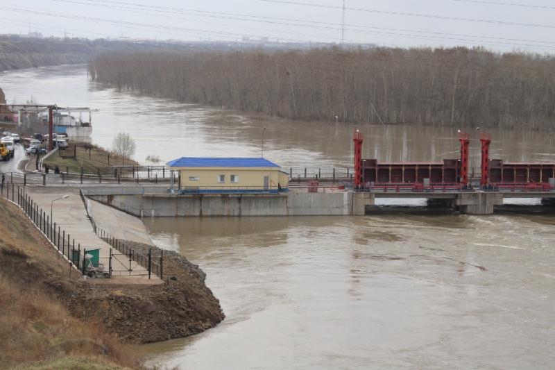 В Северном Казахстане переполнилось одно из водохранилищ    
