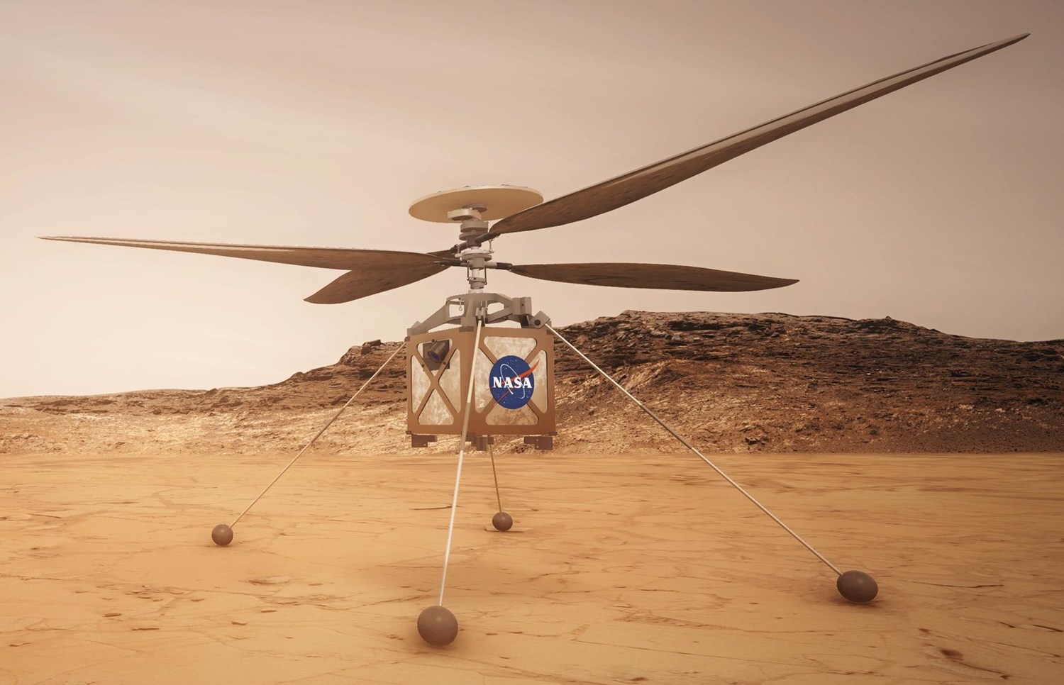 Первый полет вертолета NASA на Марсе запланирован на 19 апреля