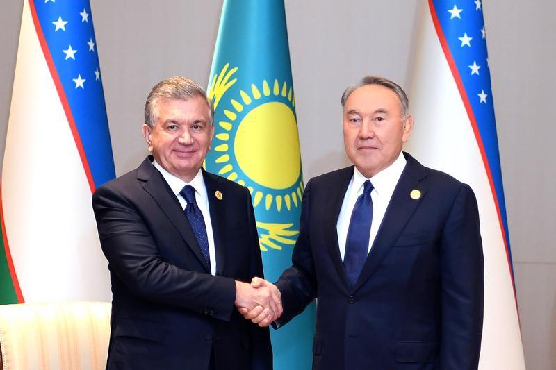 Что обсуждали Назарбаев и Мирзиёев  